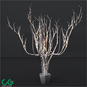 Outdoor lighting installation 3D model